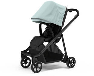 Thule Shine Stadtbuggy Alaska blau auf schwarz Kinderwagen