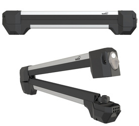 Uchwyt na narty bagażnik HAKR 4 Silver