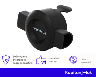 Zaślepka otworu na kulę haka wypinanego (A40V)