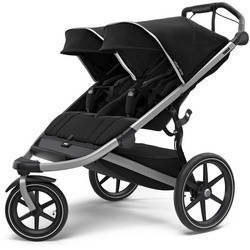 Thule Urban Glide 2 Geschwisterwagen aluminium/Jet schwarz Kinderwagen