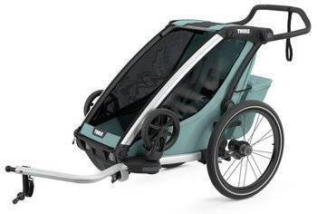 Thule Chariot Cross Multisport-Fahrradanhänger Einsitzer Alaska blau